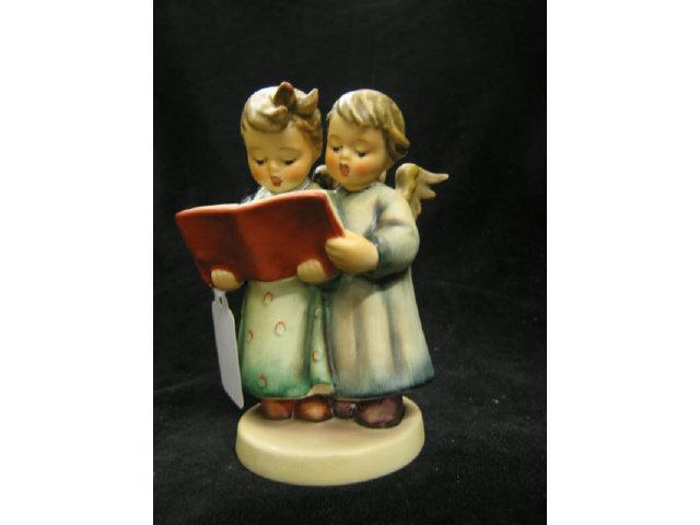 Appraisal: Hummel Figurine Angel Duet Goebel bee mark