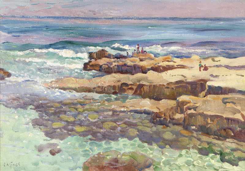 Appraisal: Charles Arthur Fries - San Diego CA Rocks at La