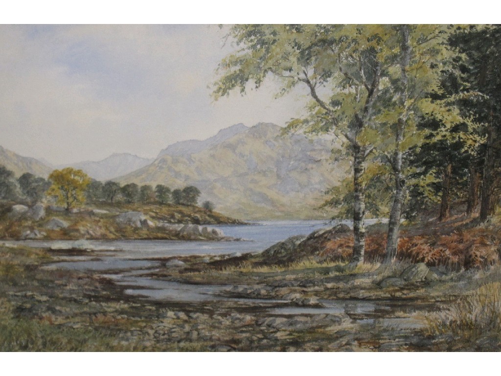 Appraisal: JOHN BATHGATE SAHA BAY ARDNAMURCHAN Watercolour signed recto and entitled