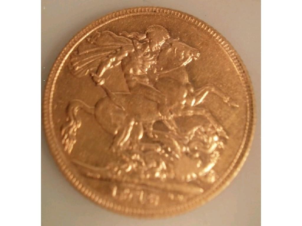 Appraisal: A George V gold sovereign