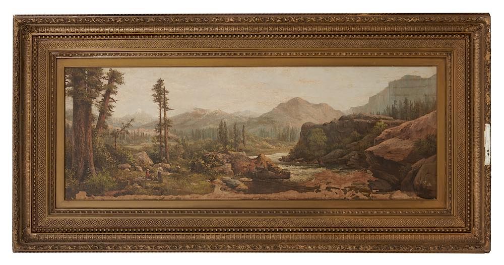 Appraisal: Marie Rey Sander - Painting Framed California Sierra landscape oil