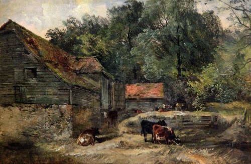 Appraisal: Thomas Creswick RA The Old Farmhouse dated oil on panel