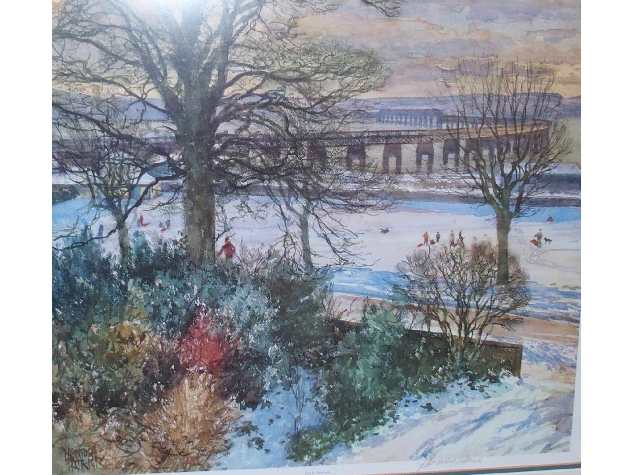 Appraisal: After JAMES MCINTOSH PATRICK Early Snow signed and numbered limited