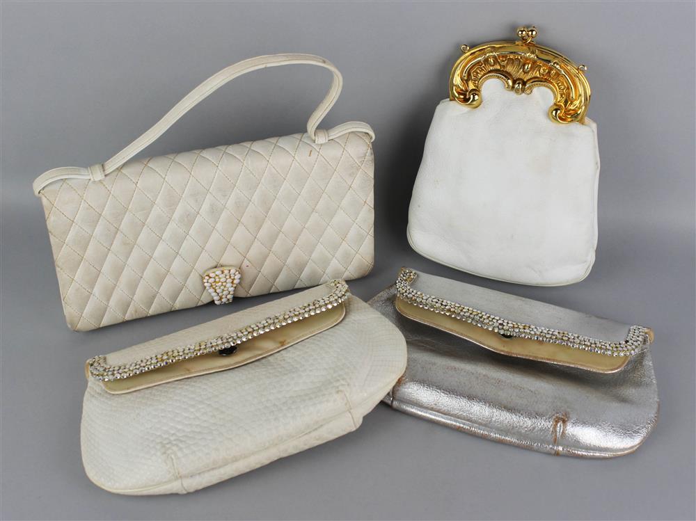 Appraisal: THREE 'S JUDITH LEIBER BAGS WITH A ROSENFELD BAG the