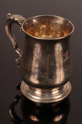 Appraisal: An early George III silver mug William Cripps London of