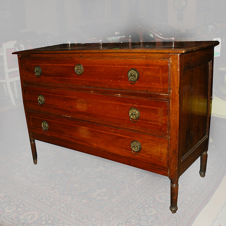 Appraisal: Italian Neoclassical Walnut Commode Estimate -