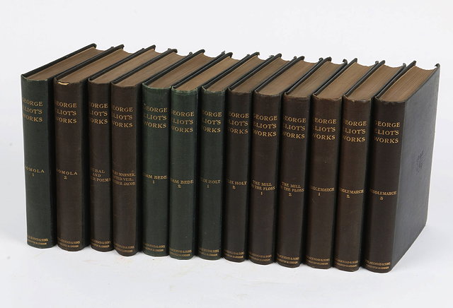 Appraisal: ELIOT George The Works of George Eliot Standard Edition Blackwood