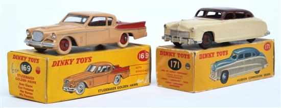 Appraisal: Dinky Hudson Commodore Sedan cream body maroon roof and ridged