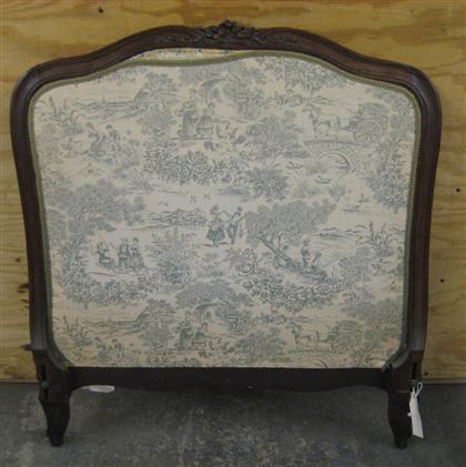 Appraisal: Two French provincial single sized headboards In the Louis XV