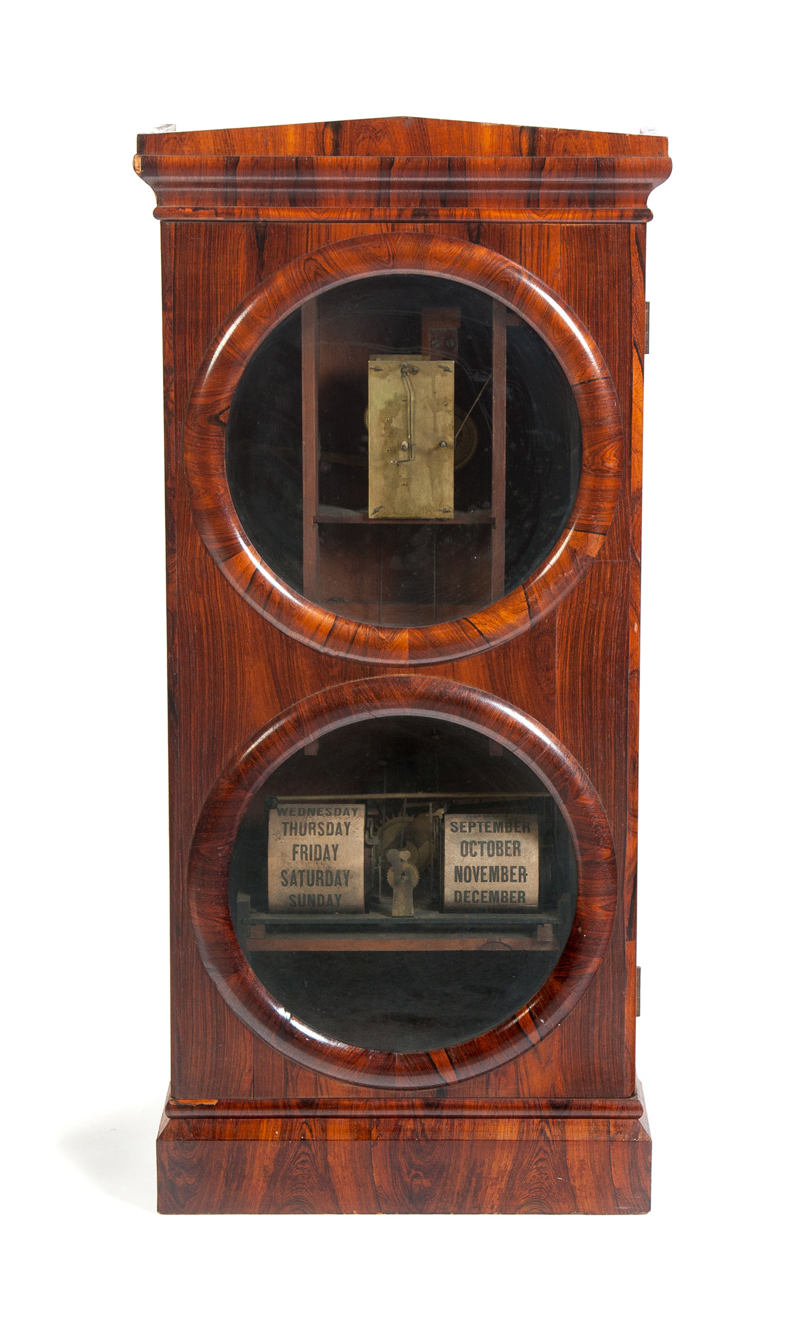 Appraisal: SETH THOMAS CLOCK COMPANY MONUMENTAL CALENDAR CLOCK CASE Plymouth Hollow