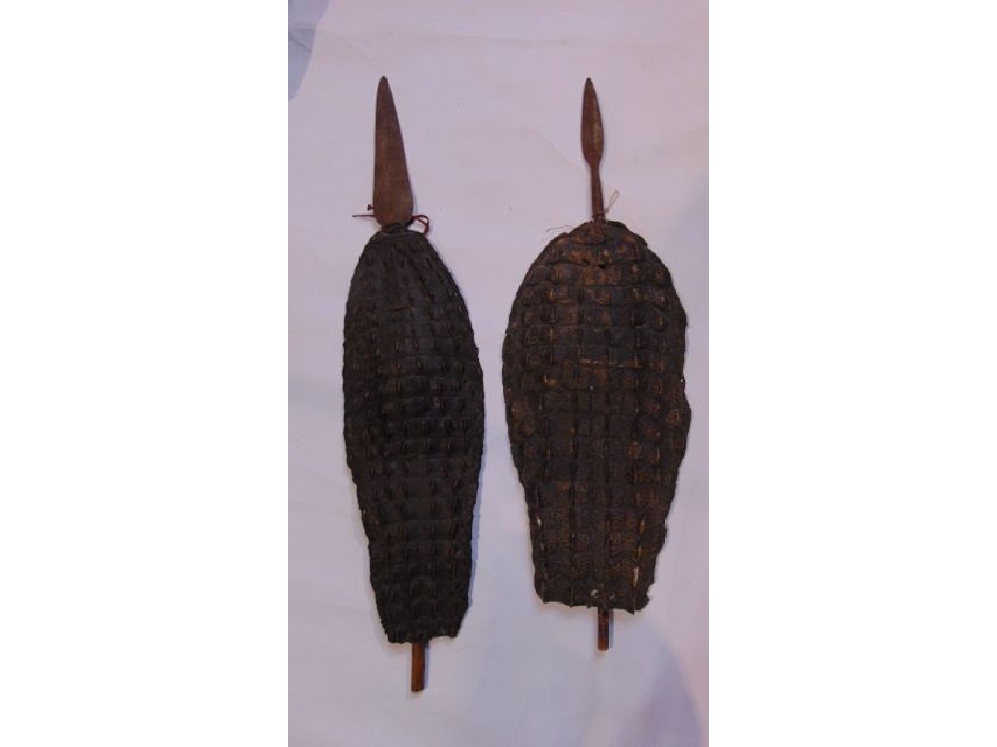 Appraisal: A pair of late th early th century African spears