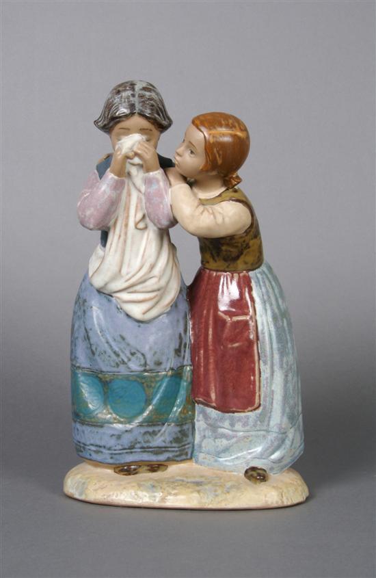 Appraisal: A Lladro Figural Group Height inches