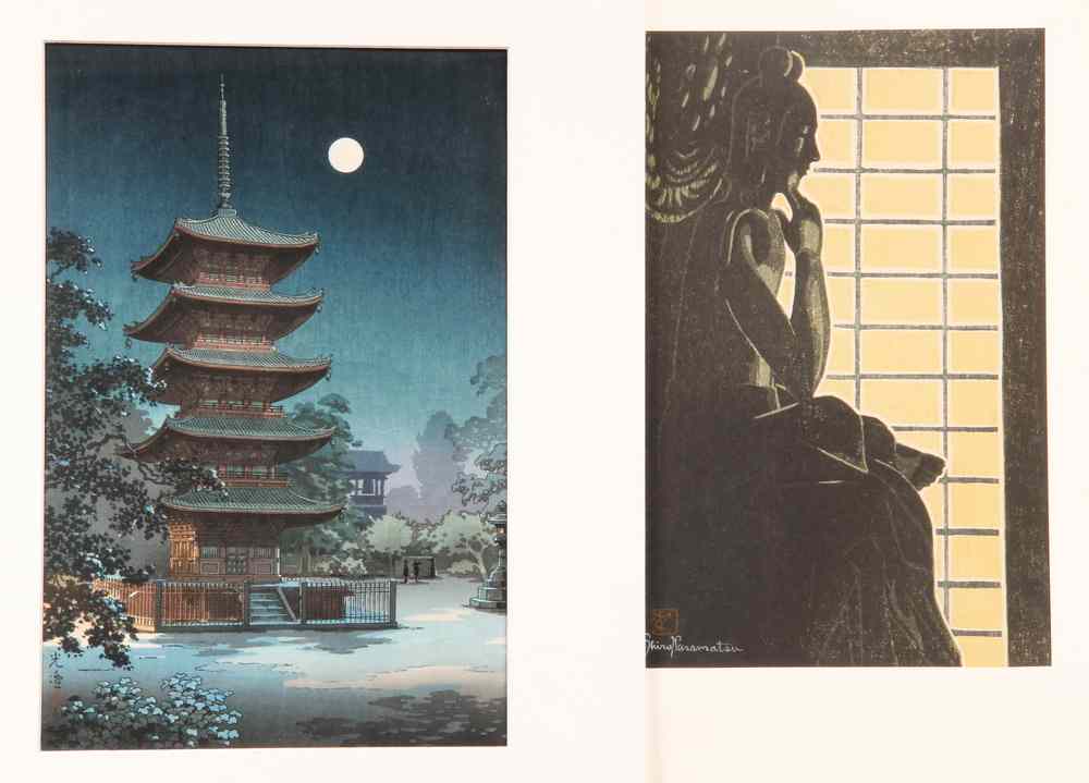 Appraisal: JAPANESE SHIN HANGA WOODBLOCKS - Seven Japanese Woodblocks all oban