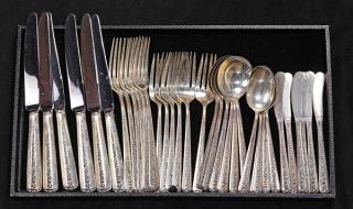 Appraisal: American sterling silver flatware service for six by Towle in