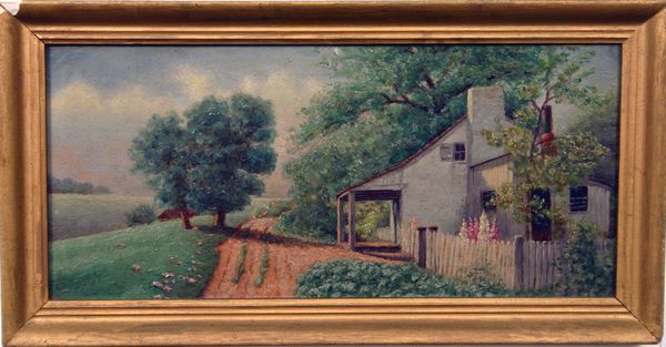 Appraisal: Thomas Hill American th Century country road o b x