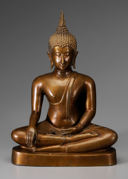 Appraisal: Bronze Buddha Thai th century or earlier th century Sukhothai