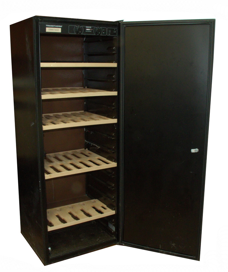 Appraisal: WINE COOLER Transtherm Ermitage multi-shelf temperature controlled wine cooler Black