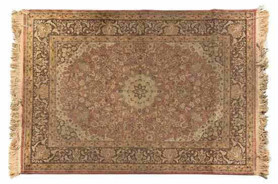 Appraisal: A Group of Six Wool and Silk Rugs of various