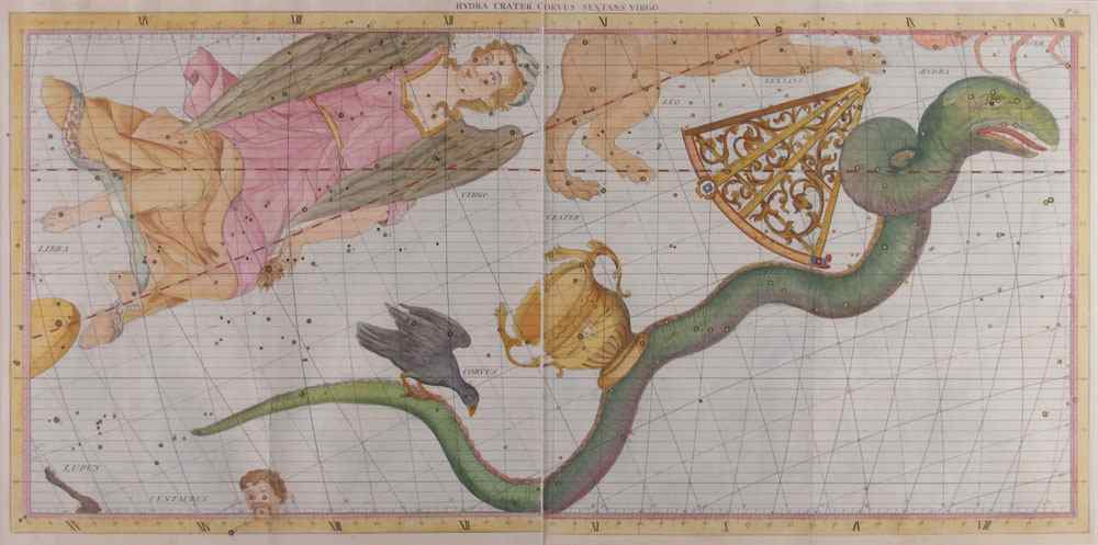 Appraisal: BODE Johann Elert German - Celestial map of the constellation