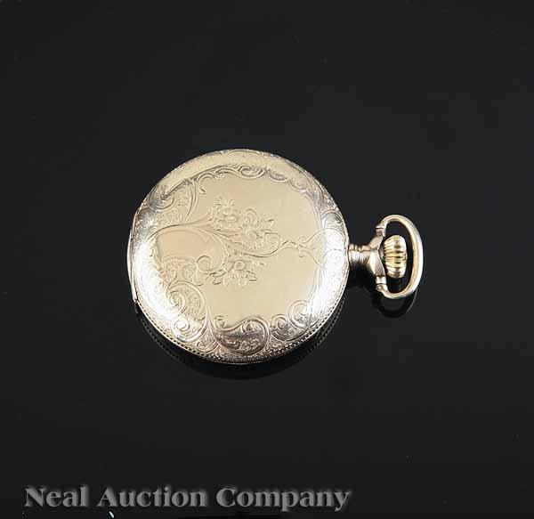 Appraisal: An Elgin kt Yellow Gold Hunting Case Pocket Watch late