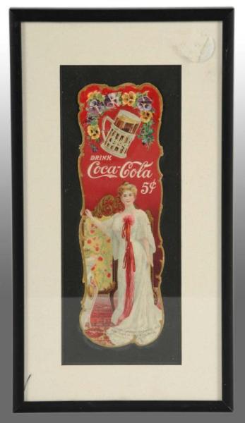 Appraisal: Coca-Cola Lillian Nordica Bookmark Description Nice embossing and color One