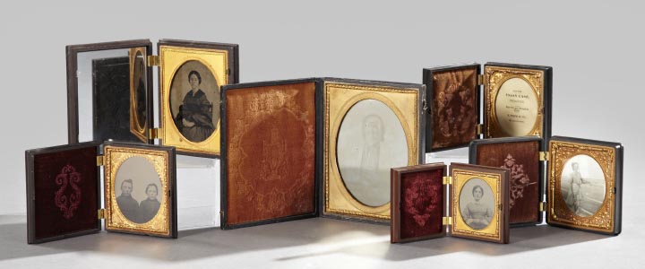 Appraisal: Collection of Six Tintype and Daguerreotype Cases comprised of a