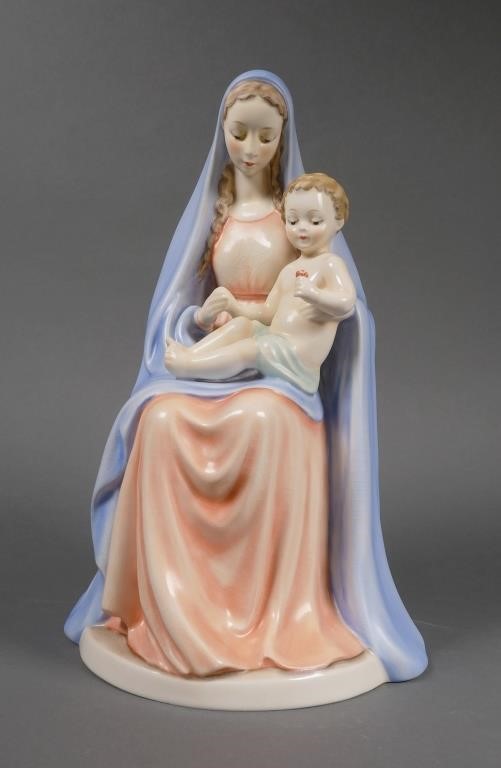 Appraisal: Hummel Madonna Holding Child was originally made in colors in