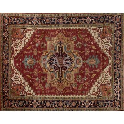 Appraisal: AGRA SERAPI ORIENTAL RUG Geometric design with central medallion rust