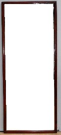 Appraisal: A large cedar framed mirror cm x cm