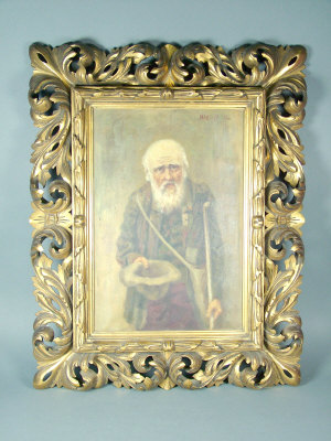 Appraisal: M Nemethy Hungarian early th century- Portrait of an old