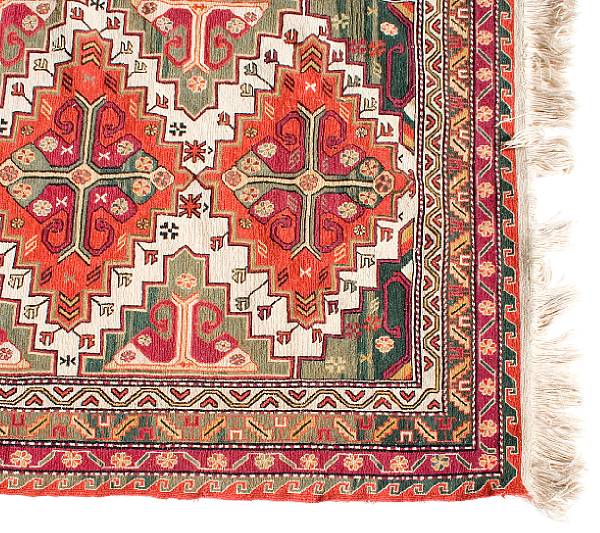 Appraisal: A Soumak carpet size approximately ft in x ft in