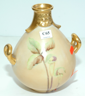 Appraisal: HERMAN OHME SILESIA PRUSSIA FLORAL VASE