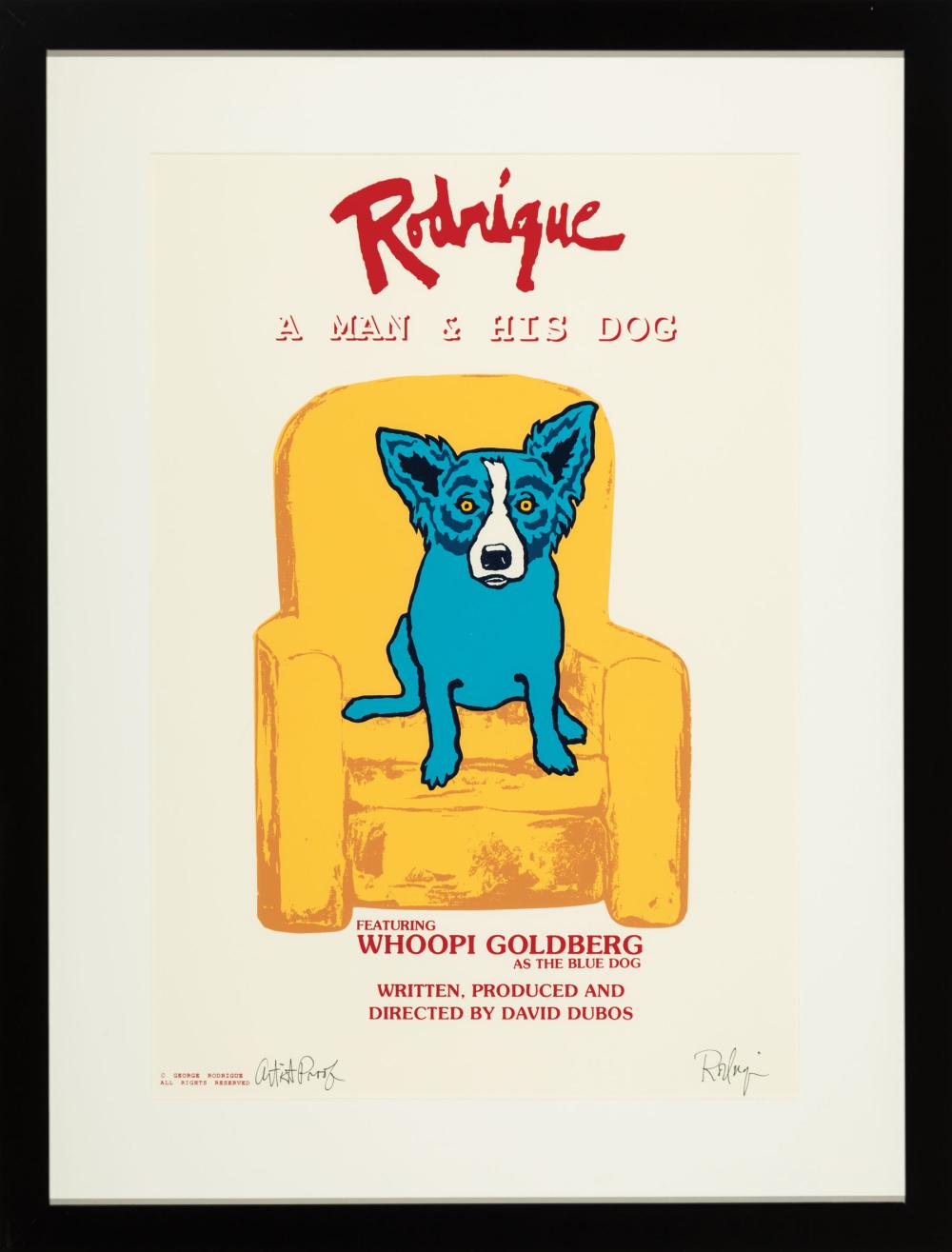 Appraisal: George Rodrigue American Louisiana - Rodrigue A Man and His