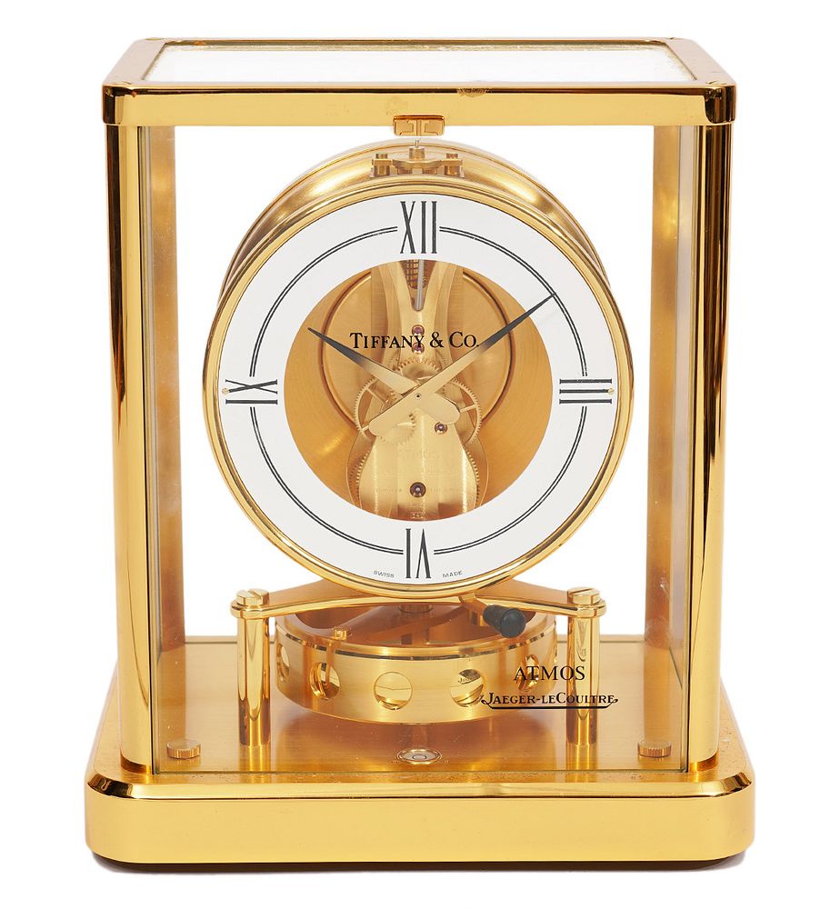 Appraisal: Tiffany Co Jaegar LeCoultre Atmos Clock Tiffany Co Jaegar LeCoultre