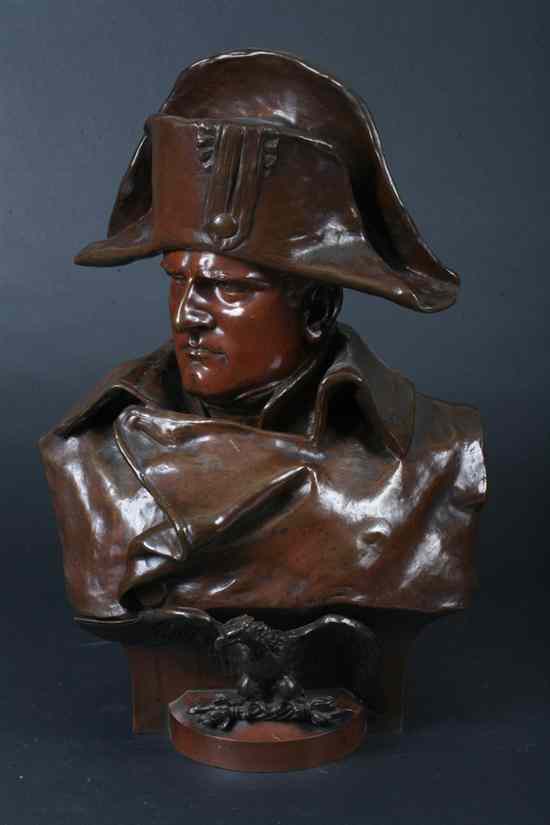 Appraisal: RENZO COLOMBO Italian - BUST OF NAPOLEON signed and dated