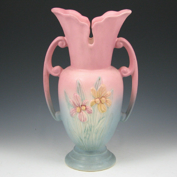 Appraisal: Hull Iris - Vase - Mint Iris vase in pink