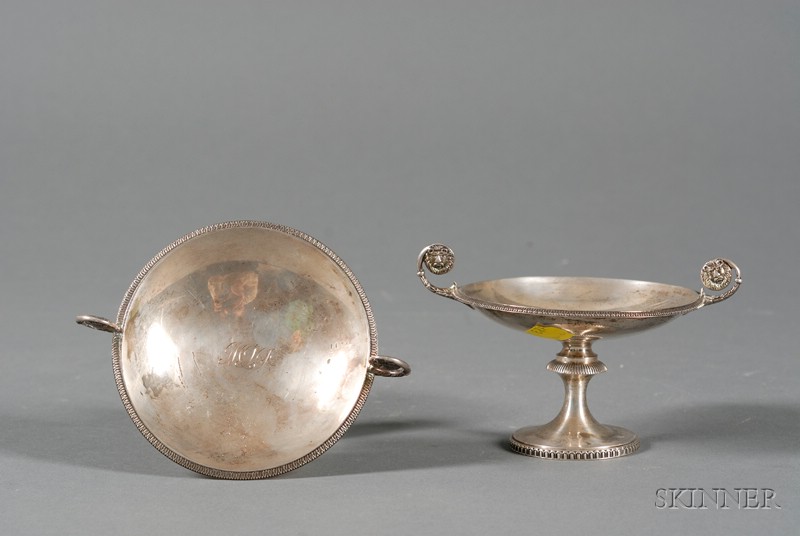 Appraisal: Pair of Small George V Silver Footed Sweetmeat Dishes London