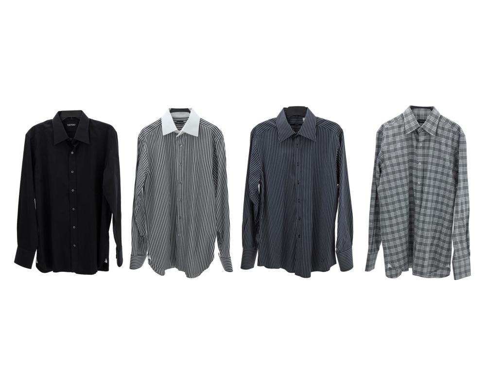 Appraisal: A group of Tom Ford and Gucci dress shirts st