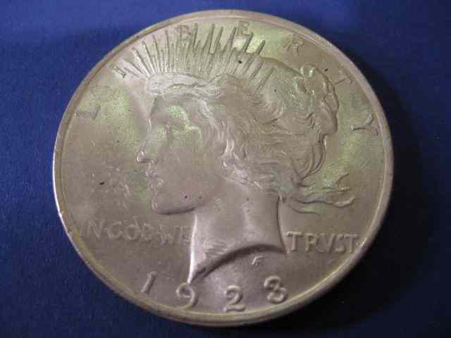 Appraisal: U S Peace Silver Dollar uncirculated