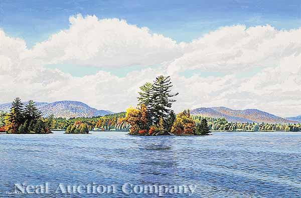 Appraisal: Bruce A Frank American th c Autumn Splendor Lake George