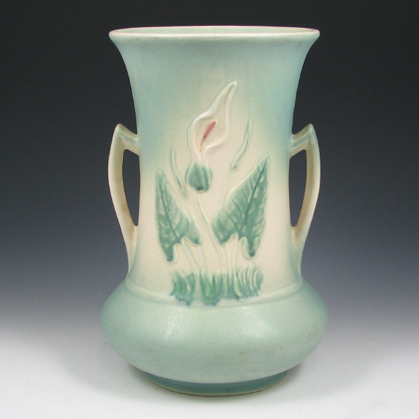 Appraisal: Hull Calla Lily - Vase Calla Lily vase in turquoise