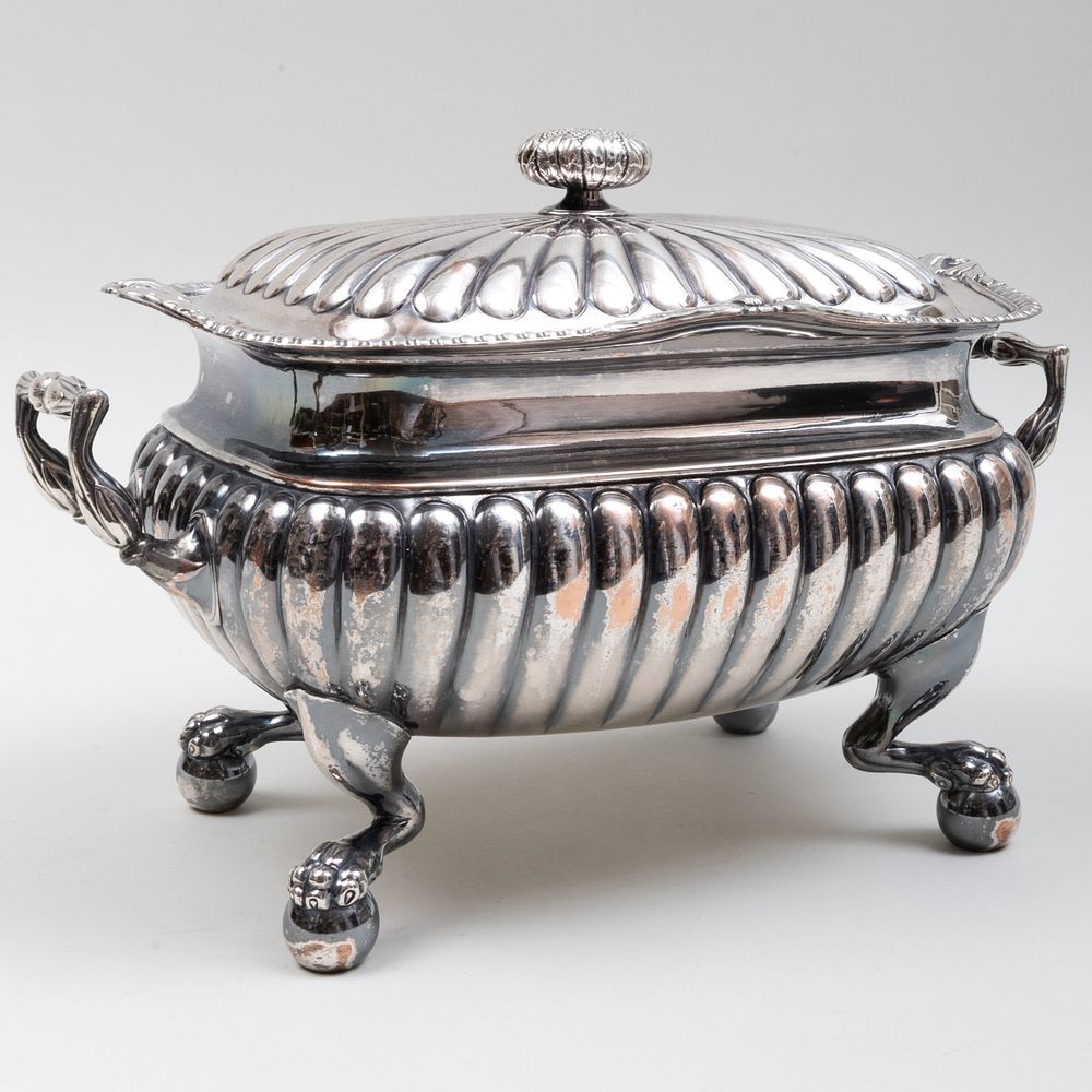 Appraisal: English Silver Plate Tureen x x in Property from the