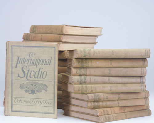 Appraisal: INTERNATIONAL STUDIO Twenty bound volumes -