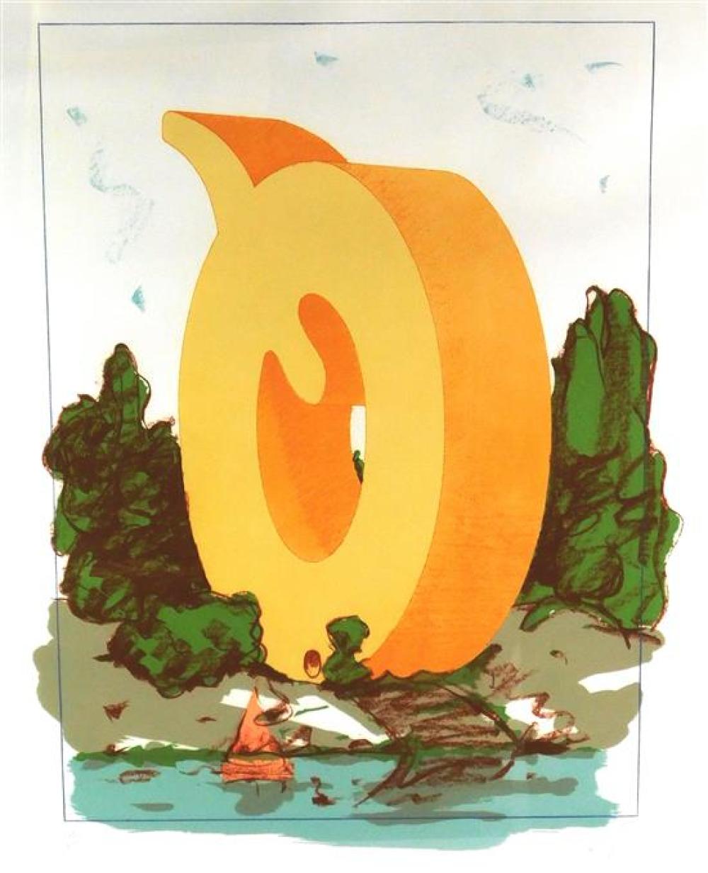 Appraisal: Claes Oldenburg Sweden United States b The Letter Q as