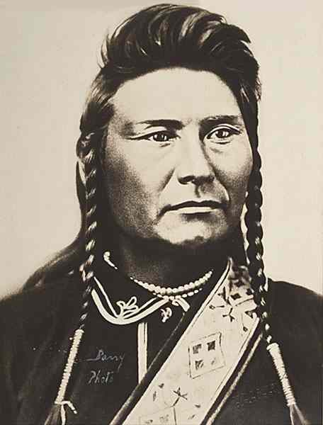 Appraisal: Chief Joseph Photograph by D F Barry Silver gelatin photograph