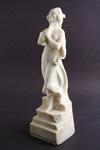 Appraisal: STATUE - Early th c alabaster statue of woman descending