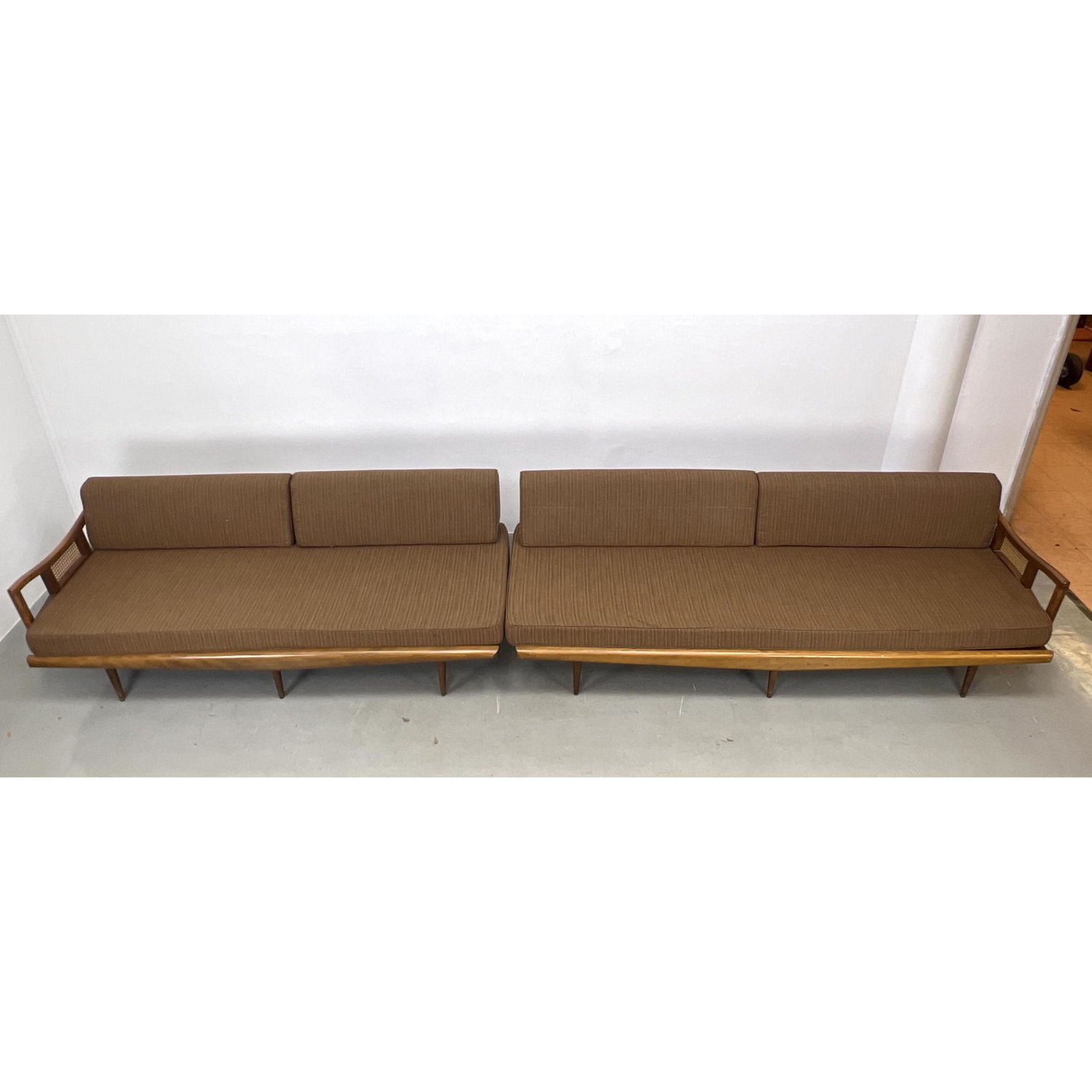 Appraisal: pc Modern Sectional Seating Sofa Love Seat and Couch each