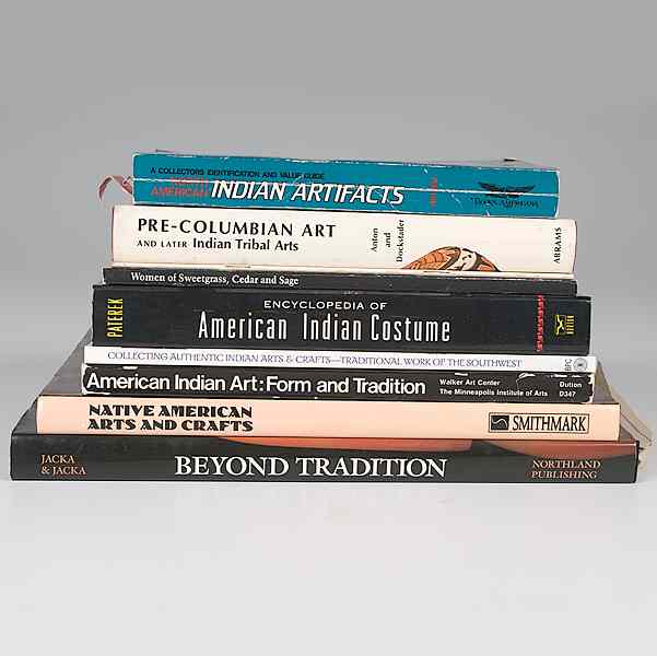 Appraisal: American Indian - Art Books on Native Art and Material