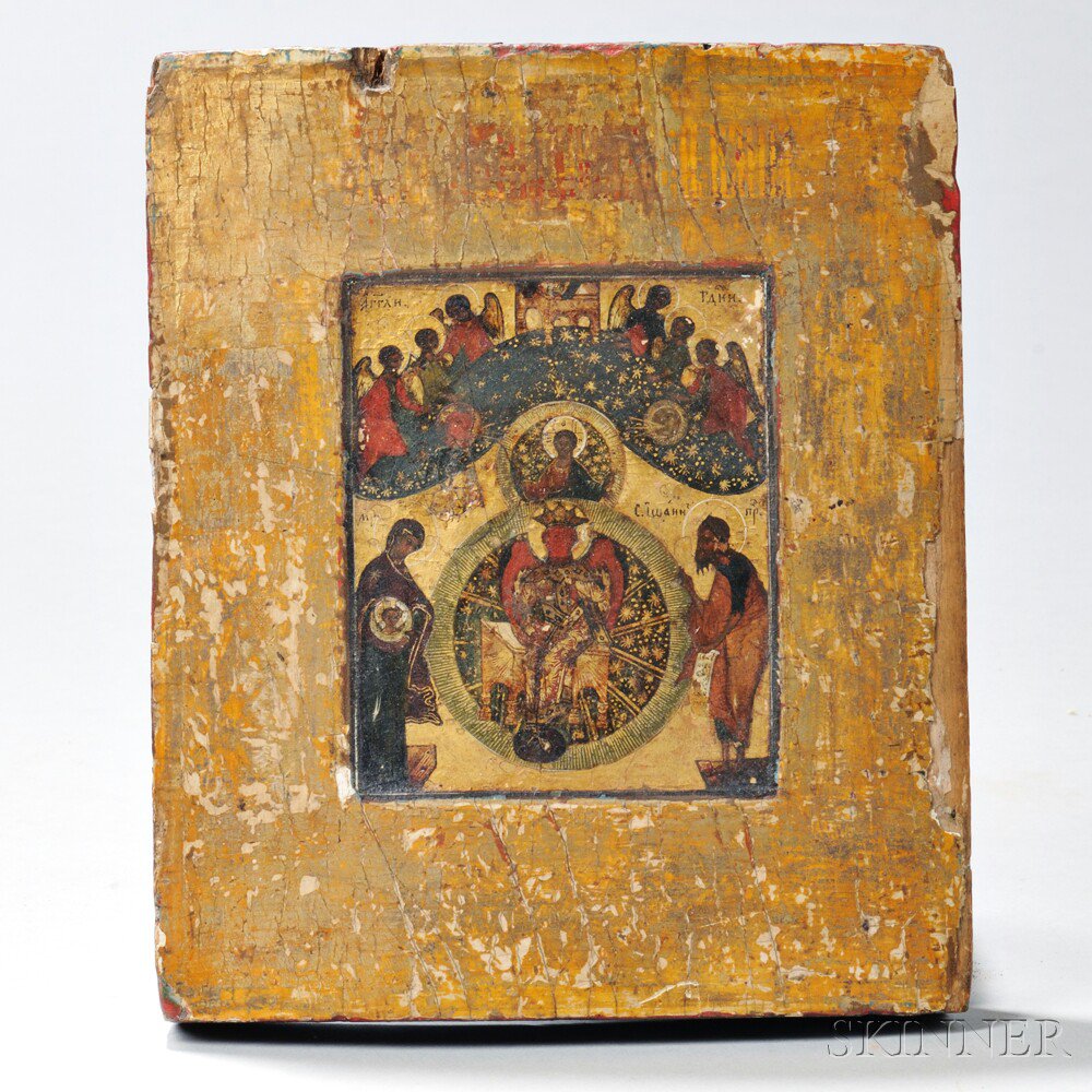 Appraisal: Russian Icon Depicting the Sophia Wisdom of God th century