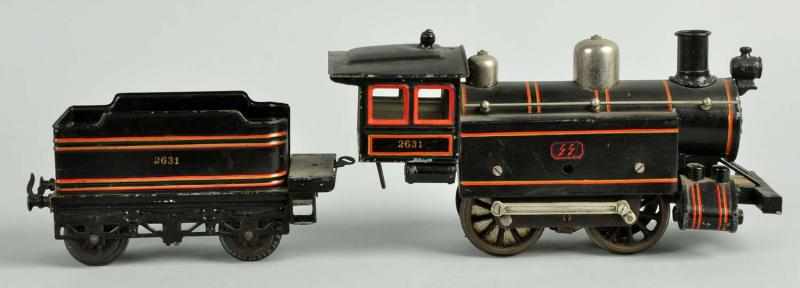 Appraisal: Bing Gauge No Locomotive Matching Tender Description German Includes locomotive